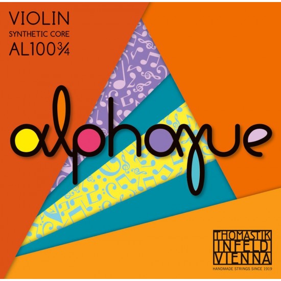 Thomastik AL100 Alphayue Jeu Violon 3/4