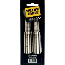 Yellow Cable AD24 Adaptateurs Jack Femelle/XLR