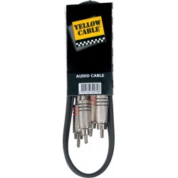 Yellow Cable K04-1 Double RCA/RCA 1M