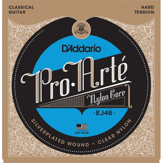 Jeu de Cordes pour Guitare Classique D'Addario EJ46 Pro-Arte Nylon