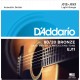 D'Addario EJ11 Bronze Light 12-53 Cordes Guitare Acoustique