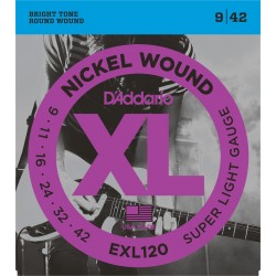 D'Addario EXL120 Super Light 9-42