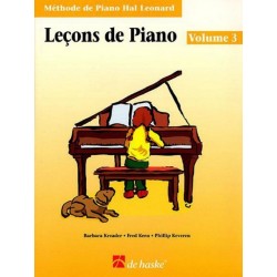Méthode de Piano Hal Leonard : Leçons de Piano Volume 3 + CD