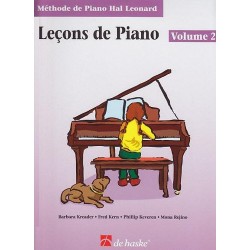 Méthode de Piano Hal Leonard : Leçons de Piano Volume 2 + CD