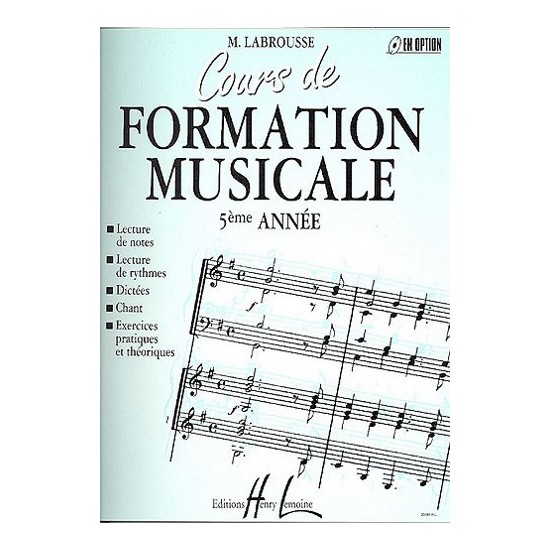 Promo Labrousse Marguerite : Cours de formation musicale Vol.5