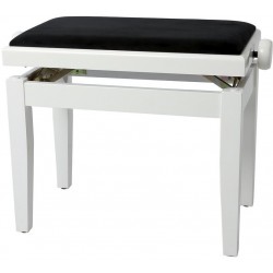 Gewa Banquette Piano Deluxe Blanc Brillant