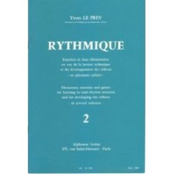 Yvon Le Prev : Rythmique Cahier 2