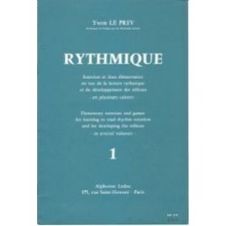 Yvon Le Prev : Rythmique Cahier 1