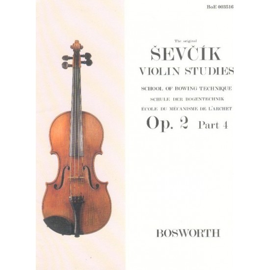 Sevcik : Opus 2 Part 4 Violon