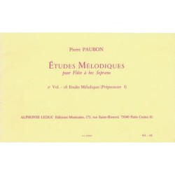 Pierre Paubon : Etudes Mélodiques Volume 2