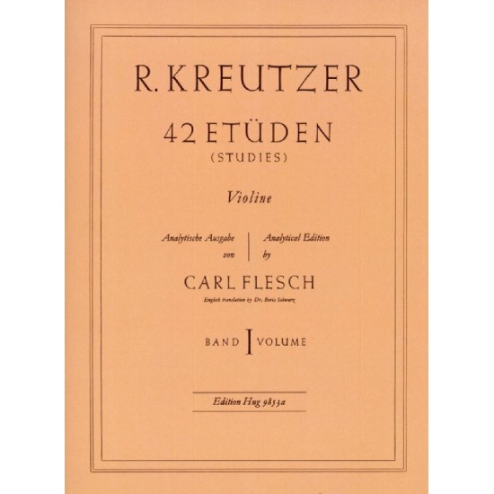 Kreutzer : 42 Etüden Volume 1 Pour Violon