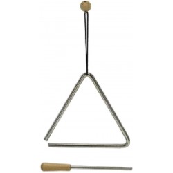 Gewa Triangle Acier 15CM Avec Batte