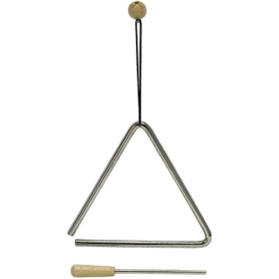 Gewa Triangle Acier 20CM Avec Batte