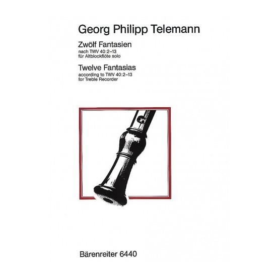 Georg Philipp Telemann : 12 Fantaisies