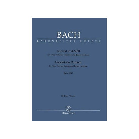 Johann Sebastian Bach : Concerto en Ré Mineur BWV 1043
