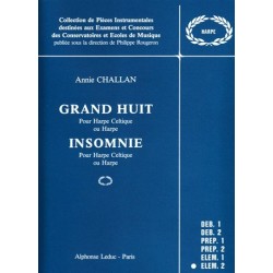 Annie Challan : Grand Huit et Insomnie Pour Harpe