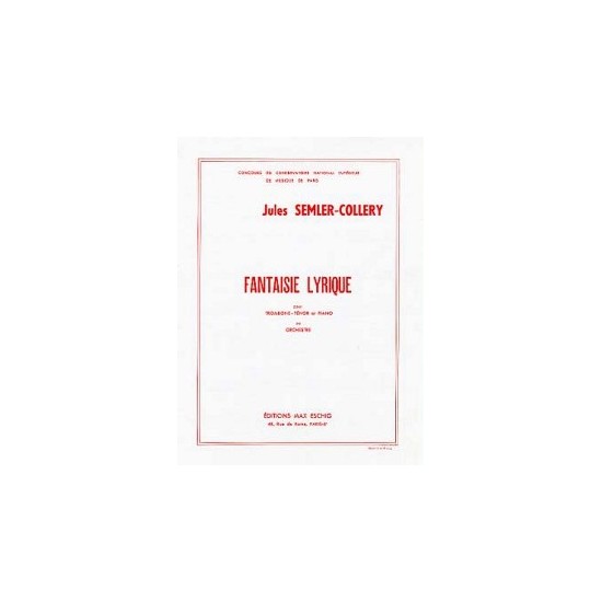 Jules Selmer-Collery : Fantaisie Lyrique