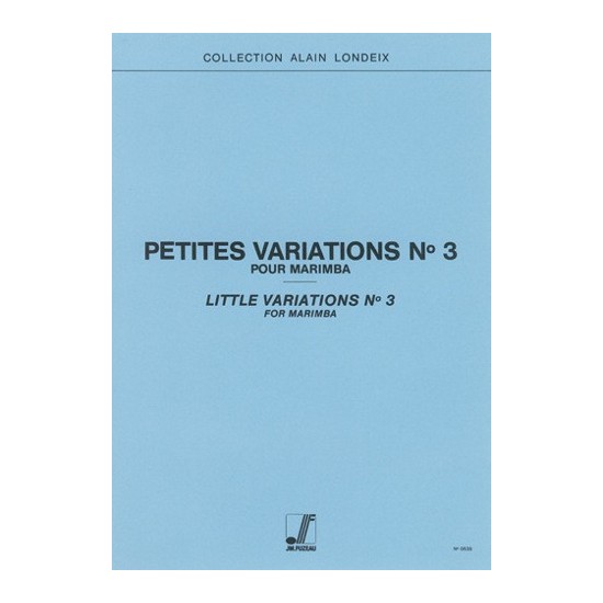 Alain Londeix : Petites Variations n°3 Pour Marimba