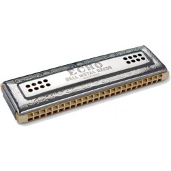 Hohner 56/96 Echo Double Droit 48 Harmonica Diatonique