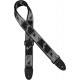 Fender Monogrammed Strap Black, Light Grey Dark Grey