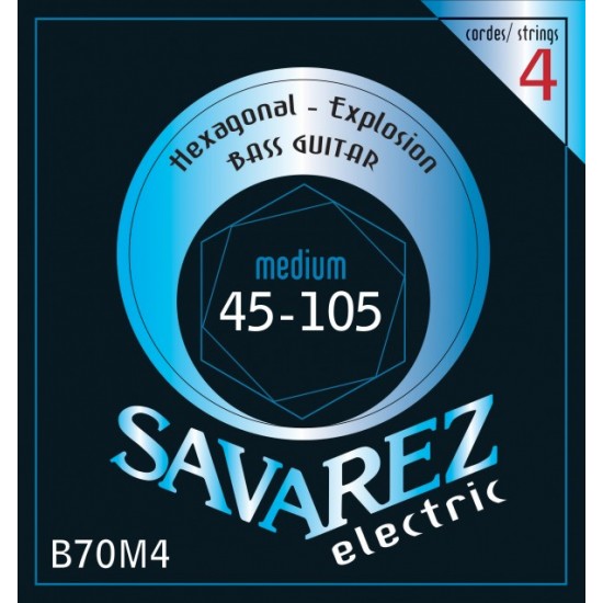 Savarez B70M4 Hexagonal Explosion Bass 45-105