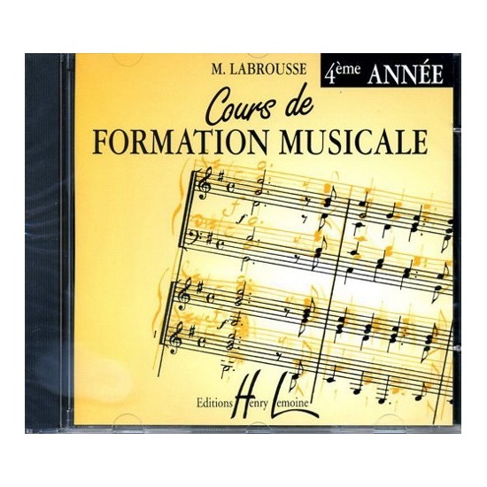 CD Labrousse Marguerite : Cours de Formation Musicale Vol.4