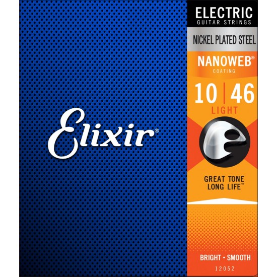 Elixir 12052 Nanoweb Electrique Light 10-46