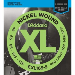D'addario EXL165-5 Basse 5 Cordes 45-135