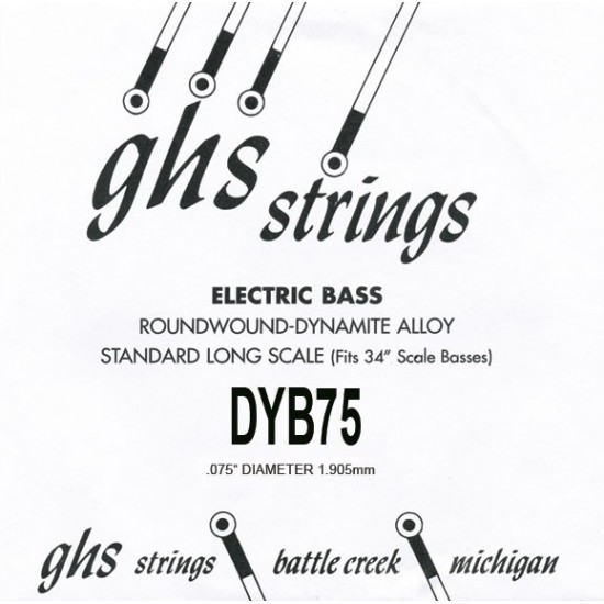 GHS DYB75 Basse .075