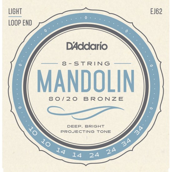 D'Addario EJ62 Mandoline Light