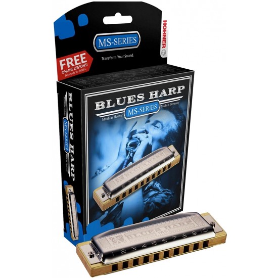 Hohner 532/20 G Blues Harp MS Harmonica Diatonique