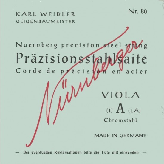 Karl Weidler Nurnberger Alto A