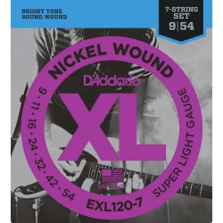 D'Addario EXL120-7 Electrique 7c 009-054