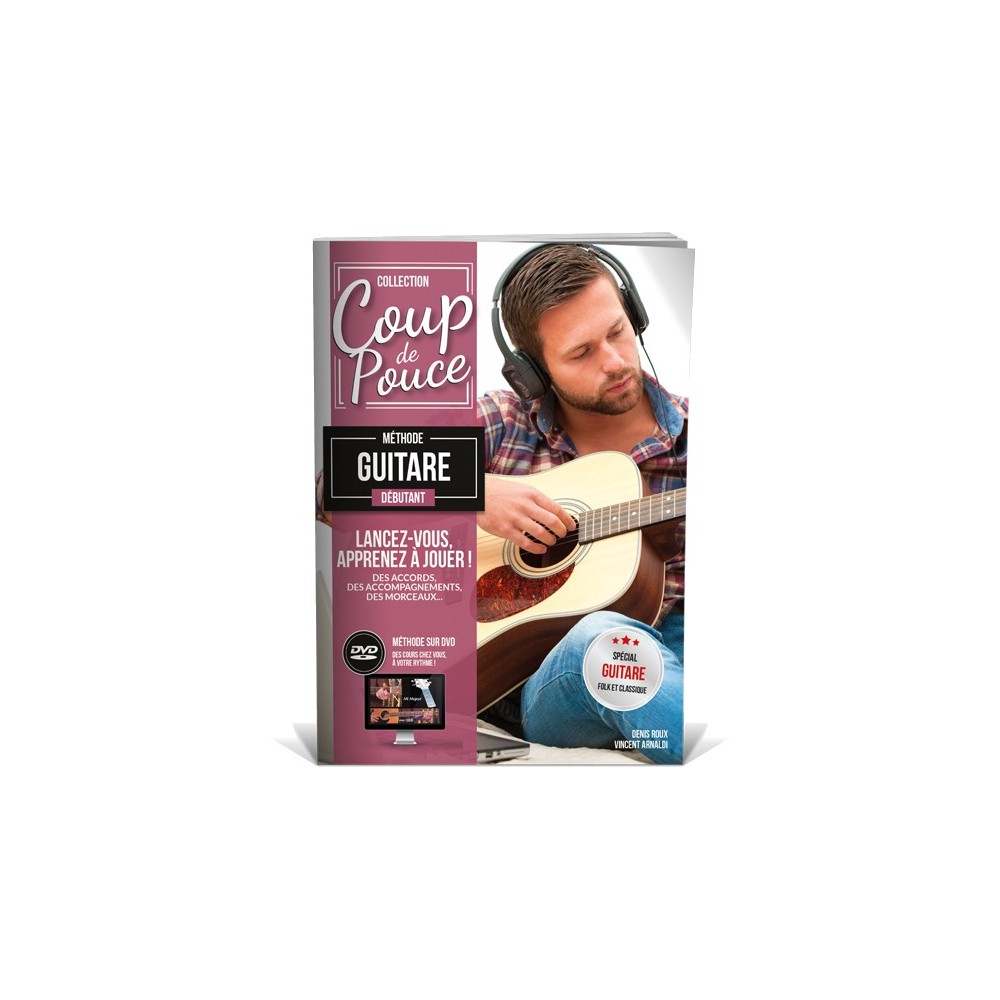 Coup De Pouce Débutant Guitare Acoustique avec DVD - Méthode Guitare & Basse