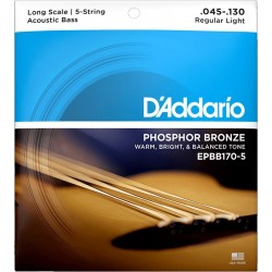 D'Addario EPBB170 Basse Acoustique 45-100