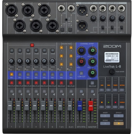 Zoom LiveTrak L-8