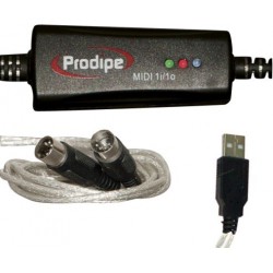 Prodipe HILPRO1I1O Interface Midi / USB