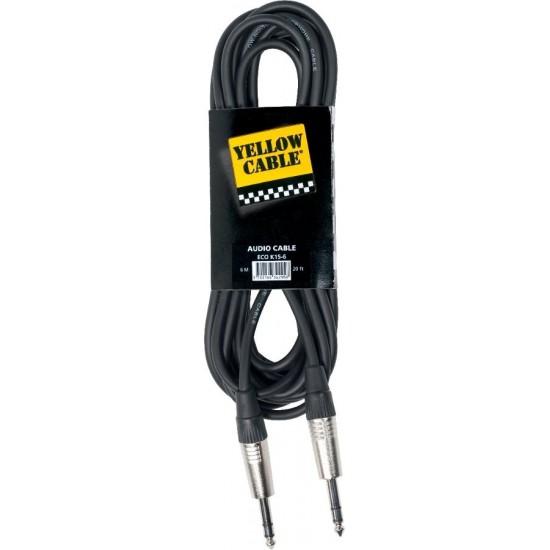 Yellow Cable K15-6 Jack/Jack 6M Stéréo