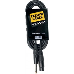 Yellow Cable M10J Jack/XLR Femelle 10M