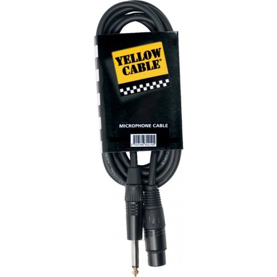 Yellow Cable M10J Jack/XLR Femelle 10M