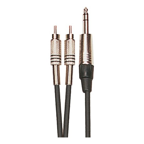 Yellow Cable K02ST-3 Double RCA/Jack Stéréo 3M