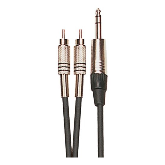 Yellow Cable K02ST-3 Double RCA/Jack Stéréo 3M