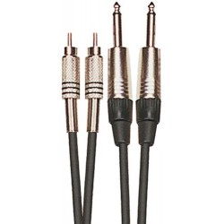 Yellow Cable K03-3 Double RCA/Jack 3M