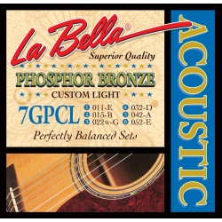 La Bella 7GPCL Acoustic 11-52