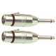 Yellow Cable AD13 Adaptateurs XLR Femelle/Jack