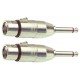 Yellow Cable AD13 Adaptateurs XLR Femelle/Jack