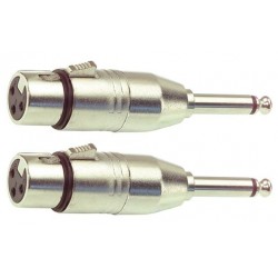 Yellow Cable AD13 Adaptateurs XLR Femelle/Jack