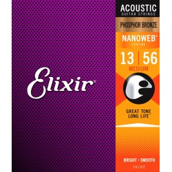 Elixir 16102 Nanoweb Ph. Bronze Medium 13-56