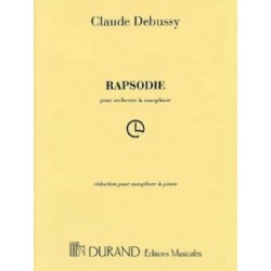 Claude Debussy Rapsodie Saxophone Alto et Piano