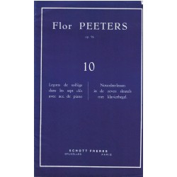 Peeters Flor 10 Leçons De Solfège